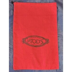 Tod's Dustcover For Shoes -- Approx 9x14" -- Drawstring